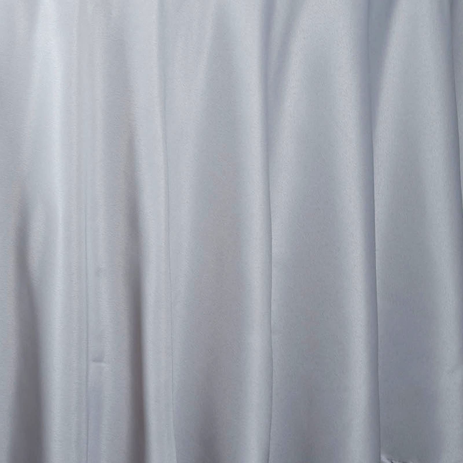 TABLECLOTHSFACTORY 120 Inch Silver Round Tablecloth - Linens Polyester Table Cloth, Stain and Wrinkle Resistant Washable Table Cover for Wedding, Party, Banquet, and Restaurant - Image 3