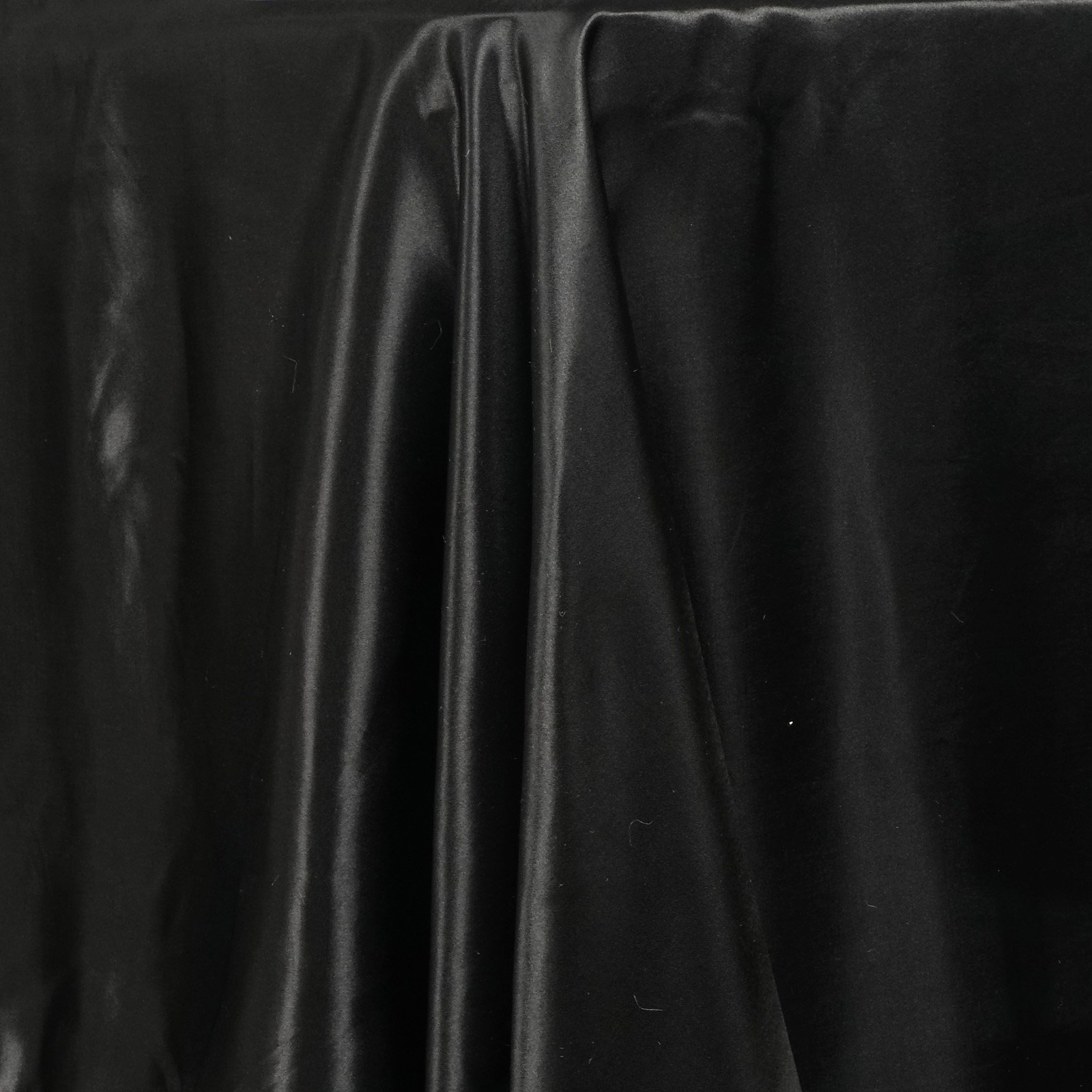 TABLECLOTHSFACTORY Black 72x120 Rectangle Satin Tablecloth - Image 4